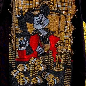 New with tags Rich Micky Mouse gangster shirt. Size M